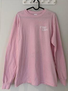 LANY Long-Sleeve Pink Graphic Tee